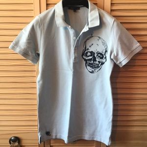 Alexander Mc Queen Men’s Polo Shirt Sky Blue